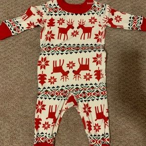 Hanna Andersson Christmas 2 piece pajamas 3-6M